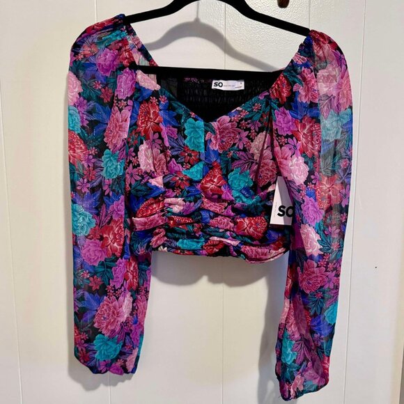 Pink Floral Sweetheart Neckline - Picture 3 of 4